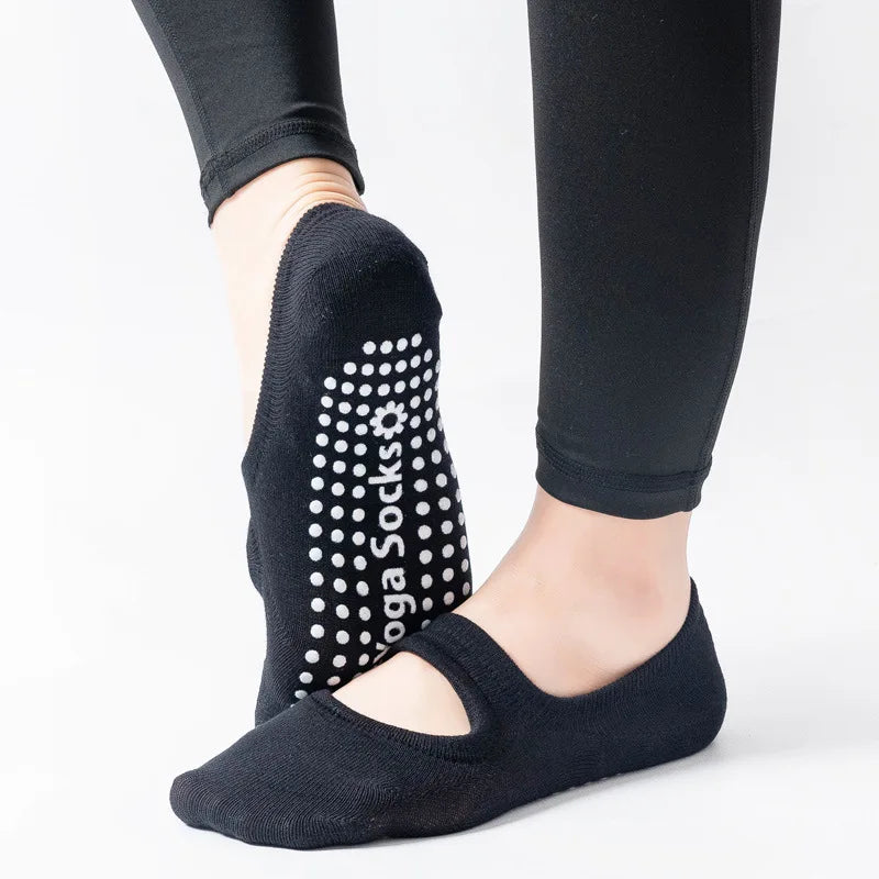 Backless Non Slip Yoga Pilates Fitness Socks
