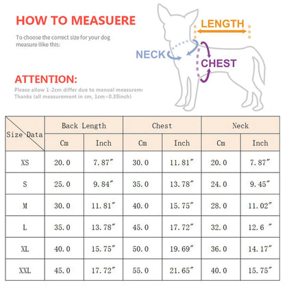 Warm Woolen Sweater for Small Dogs Spring Autumn Pet Clothing