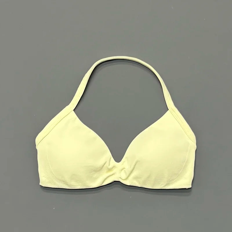 Women's High Support Strappy Halter Sports Bra