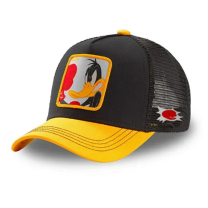 Unisex Anime Cartoon Snapback Trucker Baseball Cap