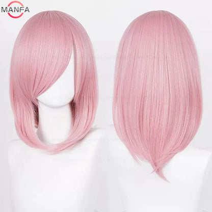 40cm Heat Resistant Anime Cosplay Wig with Bangs