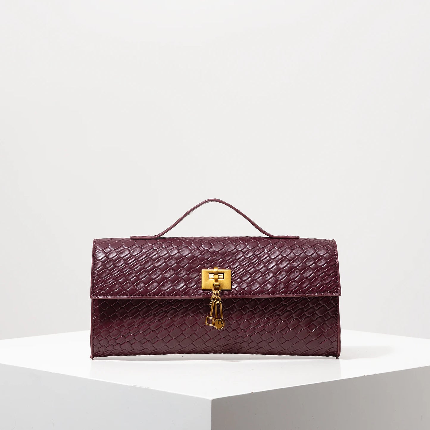 Burgundy Vintage Work Tote Bag for Women
