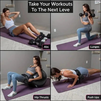 Adjustable Weighted Waist Belt for Home Workouts