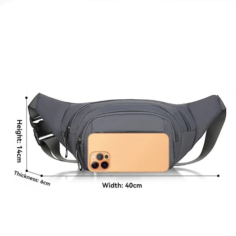 Men's Ultra Thin Anti Theft Running Waist Bag