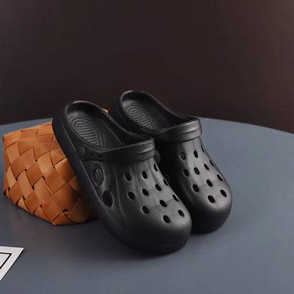 Unisex Wide Toe Garden Clogs Non Slip Summer Beach Sandals