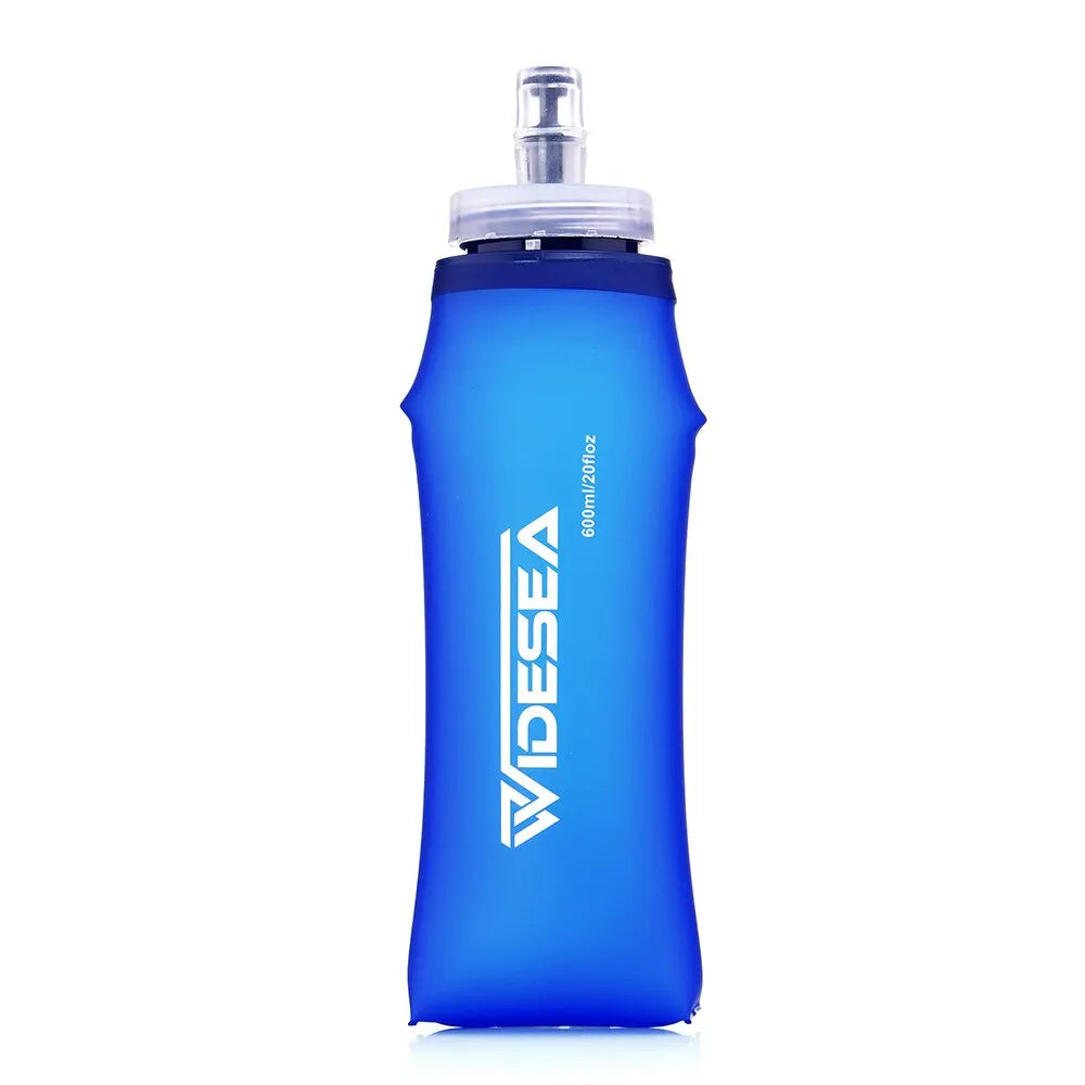 Widesea 600ml BPA Free Collapsible Soft Flask Water Bottle