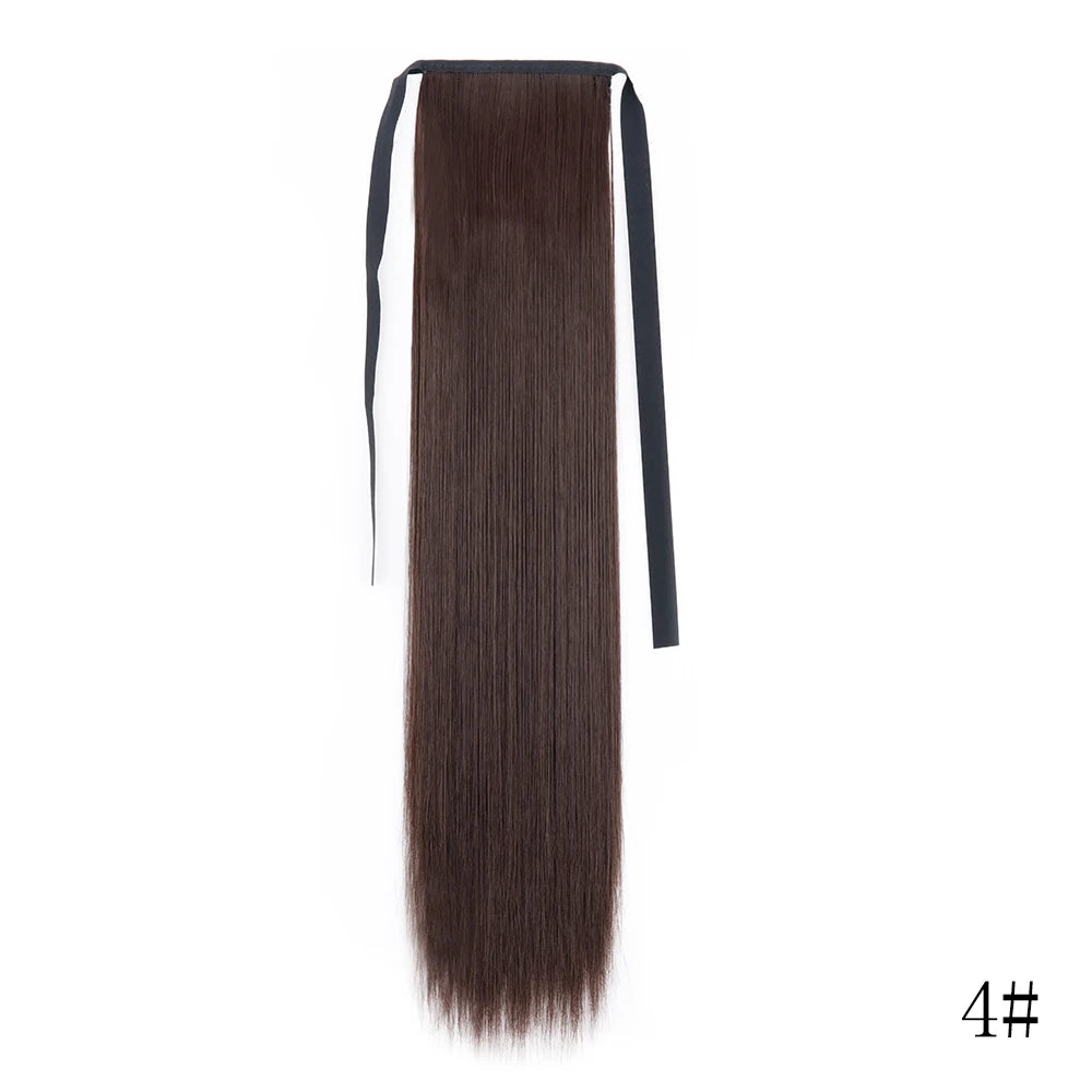 Long Straight Wrap Around Ponytail Hair Extension