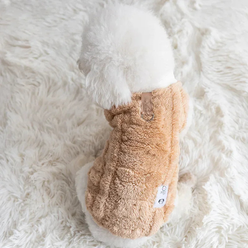 Soft Fleece Pullover Sweater for Small Dogs & Cats Winter Pet Clothes