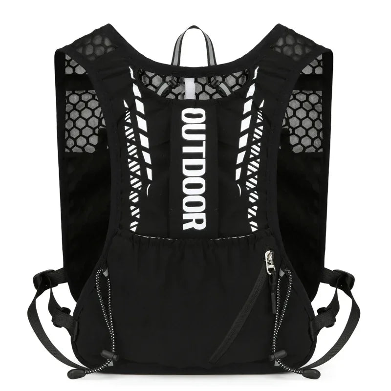 Reflective Running and Cycling Hydration Vest Backpack