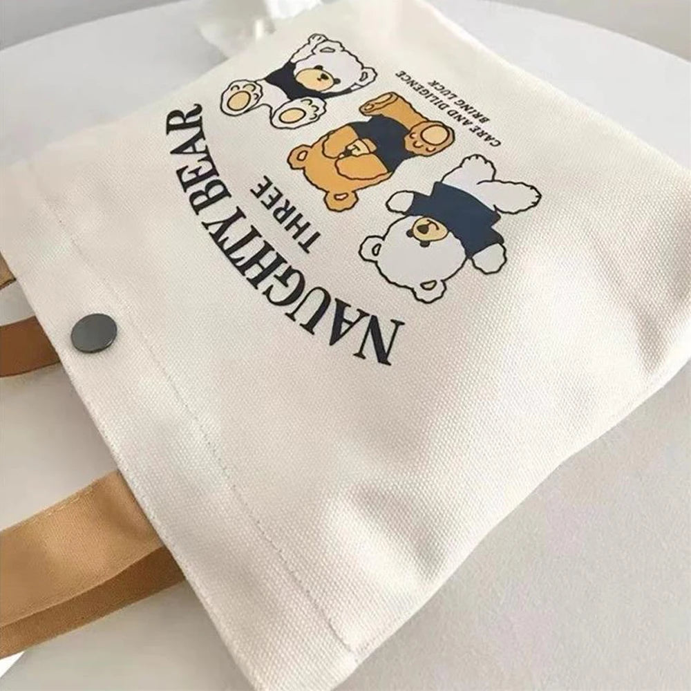 Small Canvas Tote Lunch Bag for Women & Students