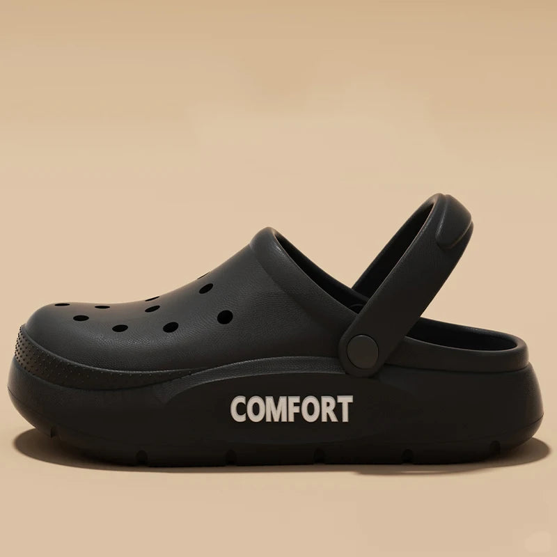 Unisex Anti Slip Thick Sole Indoor Outdoor Slippers