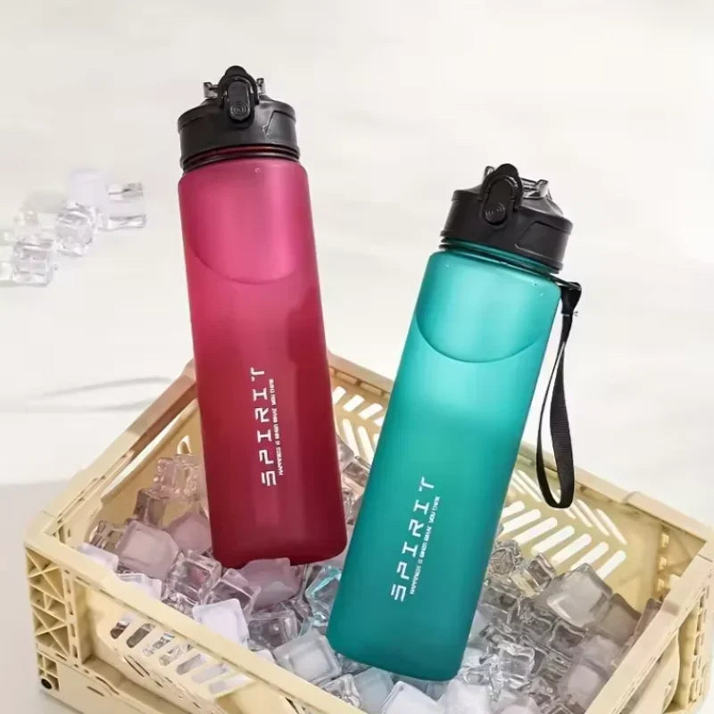 750ml BPA Free Leak Proof Sports Water Bottle with Straw