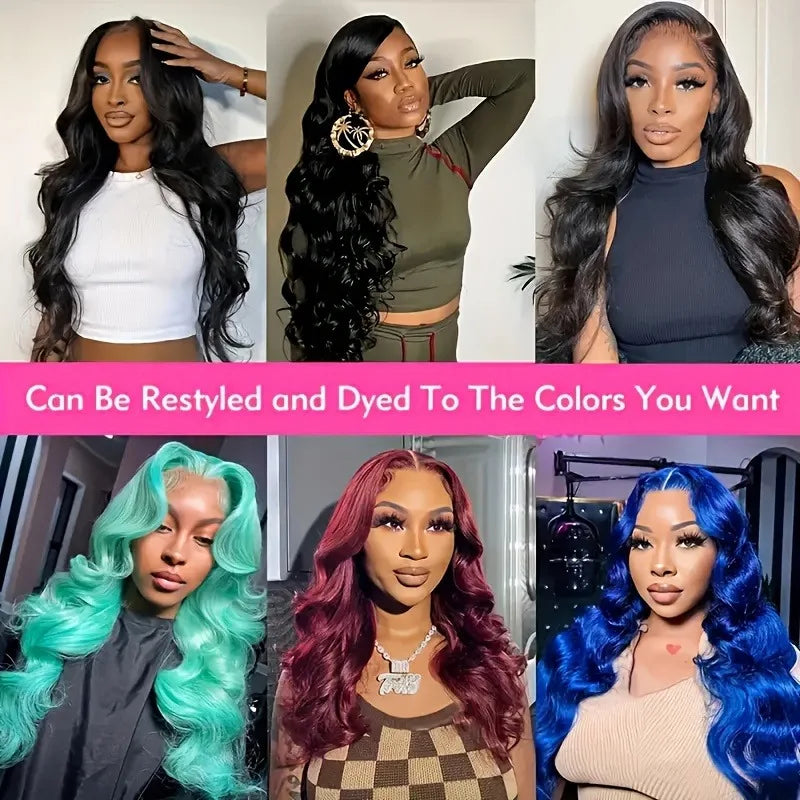 Body Wave 13x6 HD Lace Front Human Hair Wig 5x5 Closure Wig
