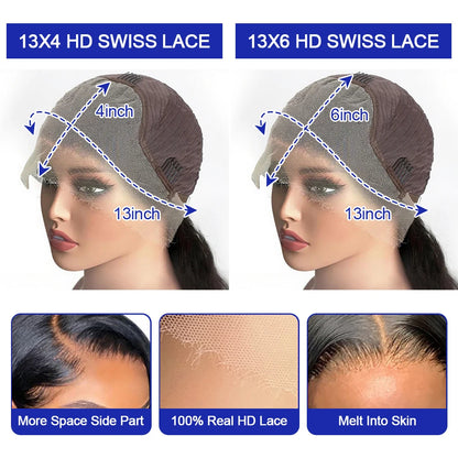 Brazilian Bone Straight Bob HD Lace Wig