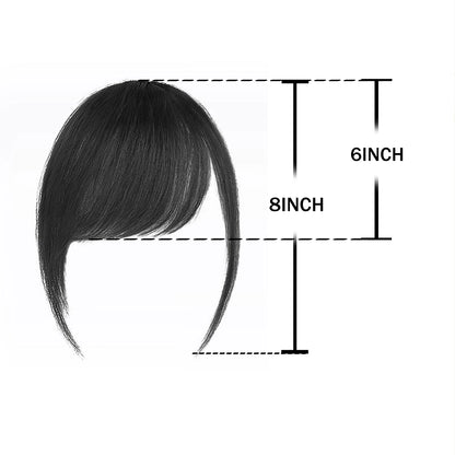 Women's Short Slanted Bangs Clip In Hair Extension