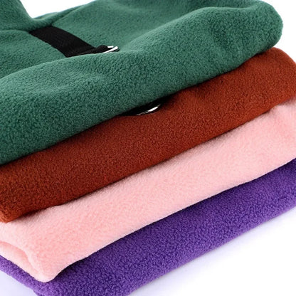 Warm Stretch Fleece Vest for Dogs Autumn Winter Pet Clothes