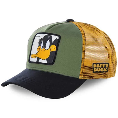 Unisex Anime Cartoon Snapback Trucker Baseball Cap