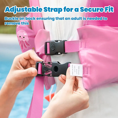 Kids Swimming Life Vest with Whistle Safety Float Jacket for Children