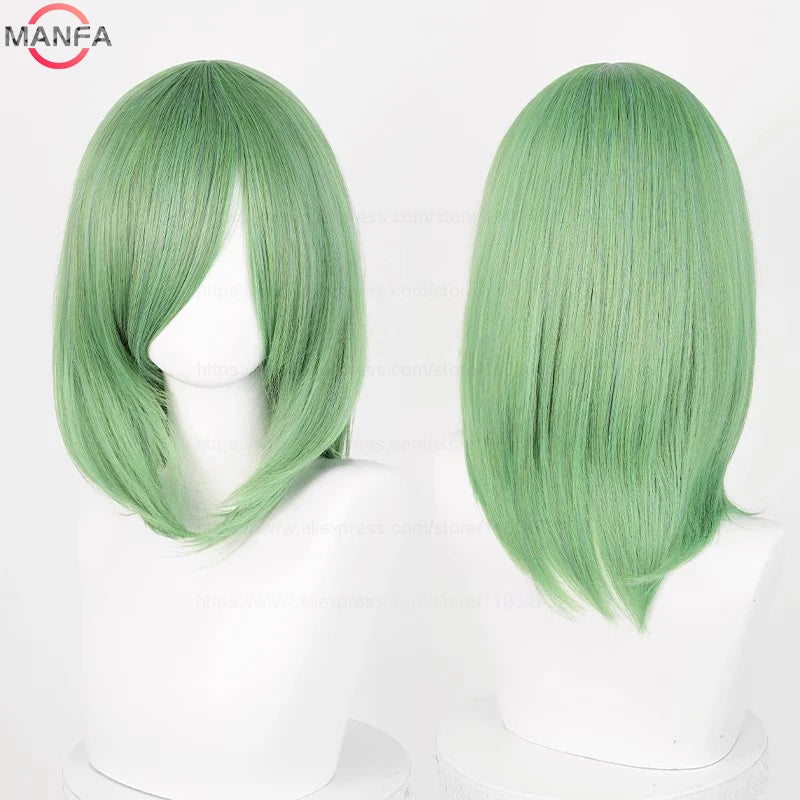 40cm Heat Resistant Anime Cosplay Wig with Bangs