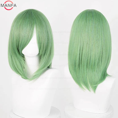 40cm Heat Resistant Anime Cosplay Wig with Bangs