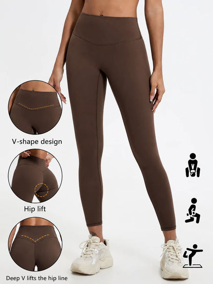 Hearuisavy Women's High Waist Soft Butt Lift Yoga Leggings