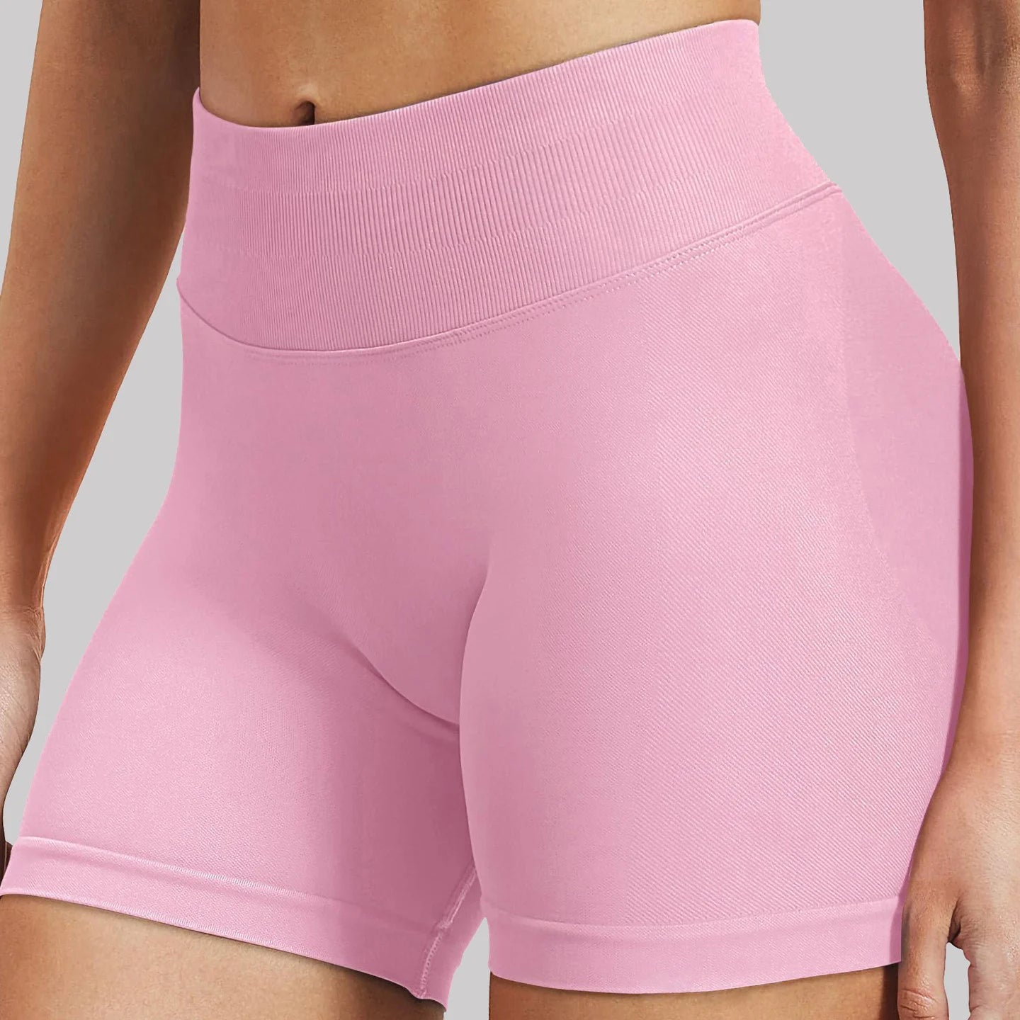 Women's Low Waist Seamless Stretch Yoga Shorts