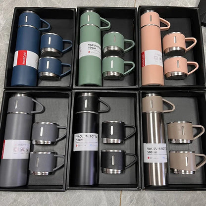 500ml Stainless Steel Vacuum Insulated Thermos Gift Set