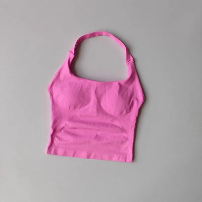 Women's Halter High Support Yoga Sports Bra