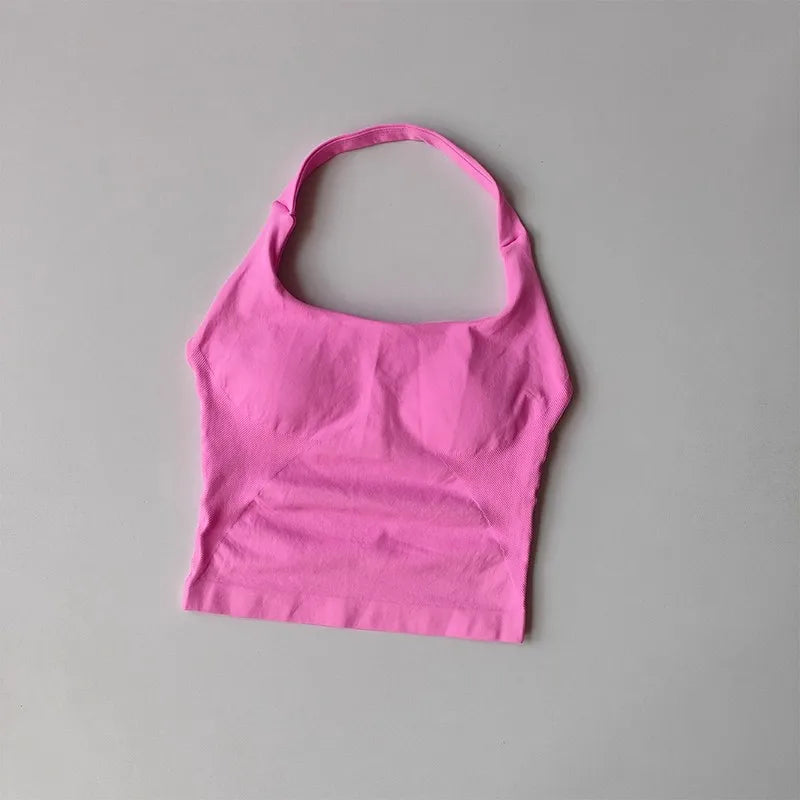 Women's Halter High Support Yoga Sports Bra