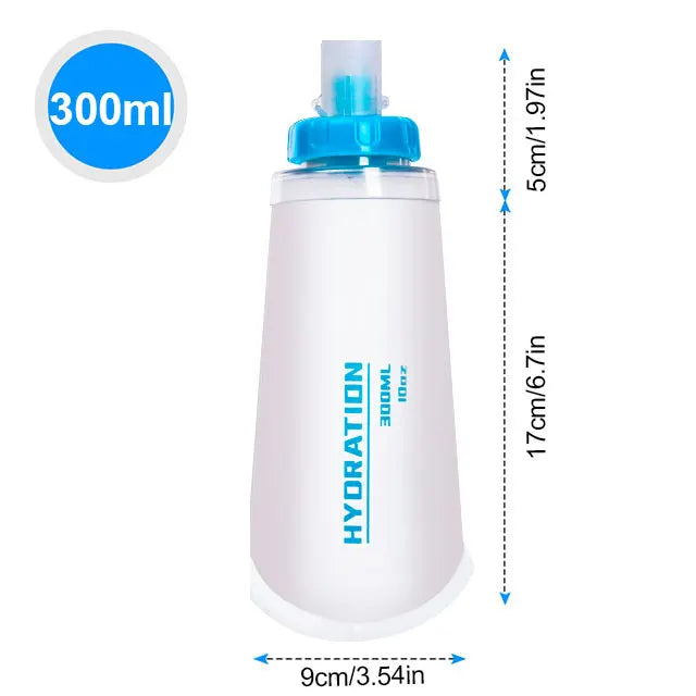 150ml to 750ml Collapsible Silicone Sports Water Bottle