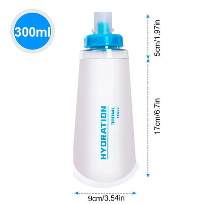150ml to 750ml Collapsible Silicone Sports Water Bottle