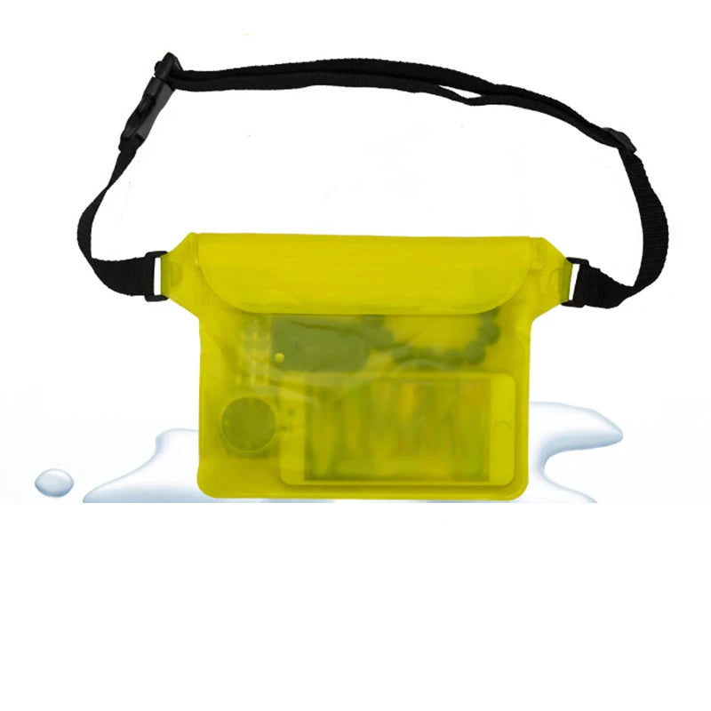 Waterproof Dry Bag Waist Pack with Phone Pouch