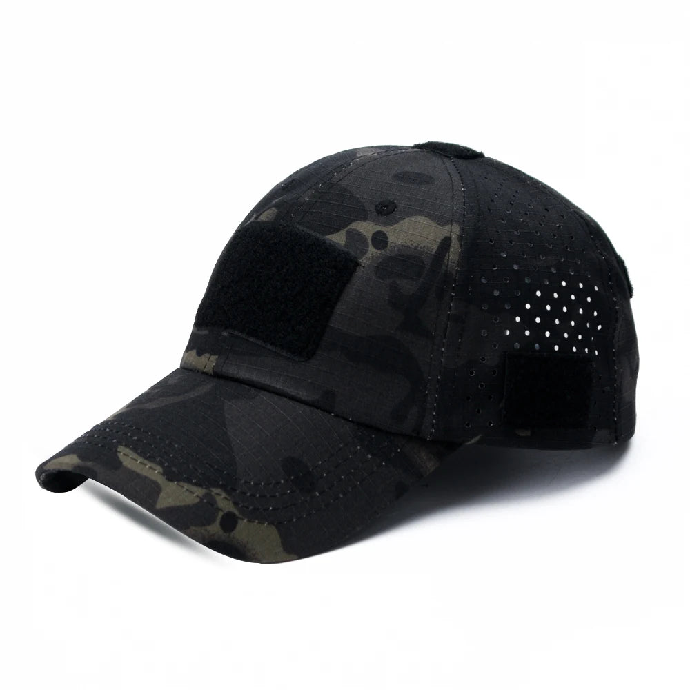1 or 2 Pack Men's Camouflage Outdoor Baseball Caps