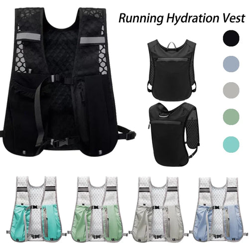 Lightweight Reflective Trail Running Hydration Vest Backpack