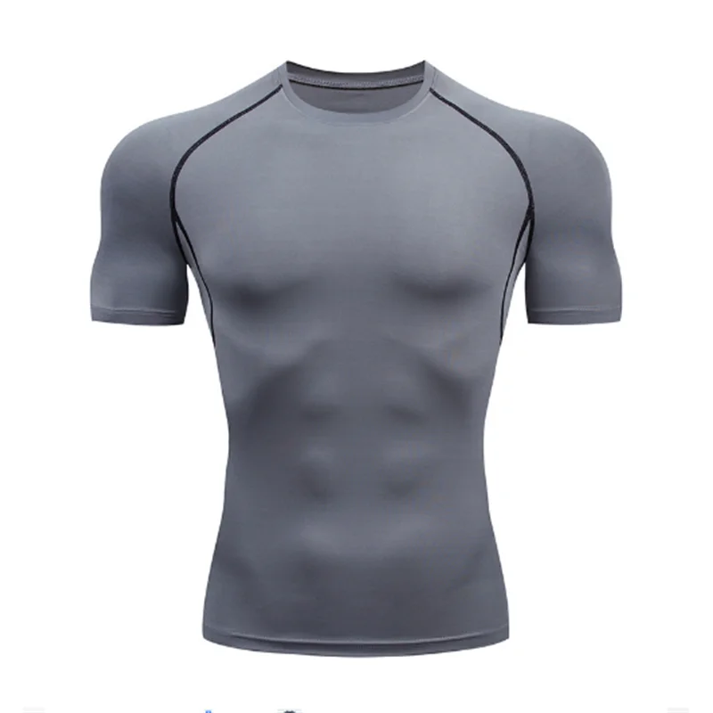 Men's Quick Dry Compression Workout T Shirt