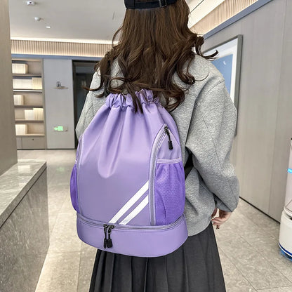 Women's Large Sports Gym Backpack with Shoe Compartment