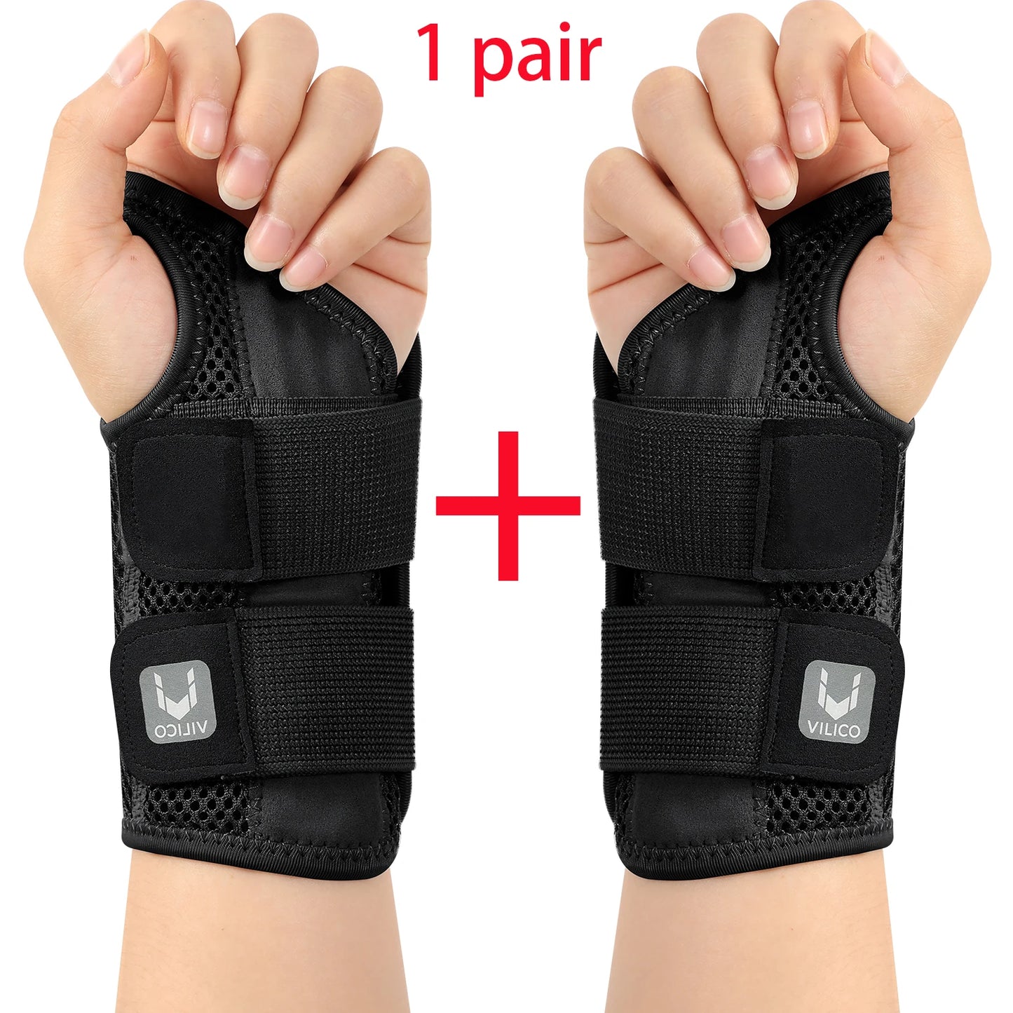 1 or 2 Pack Adjustable Wrist and Thumb Support Straps