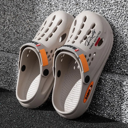 Men’s EVA Hole Mules Thick Sole Non Slip Summer Slides
