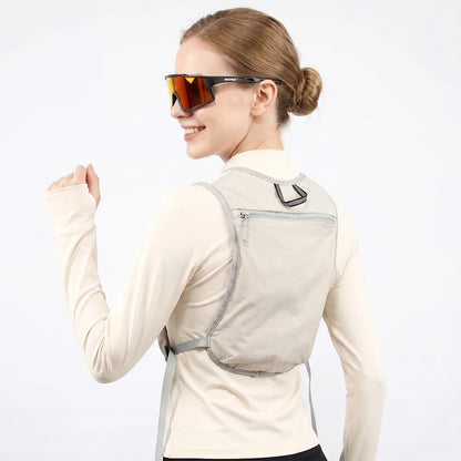 Lightweight Reflective Running Hydration Vest with Phone Pocket
