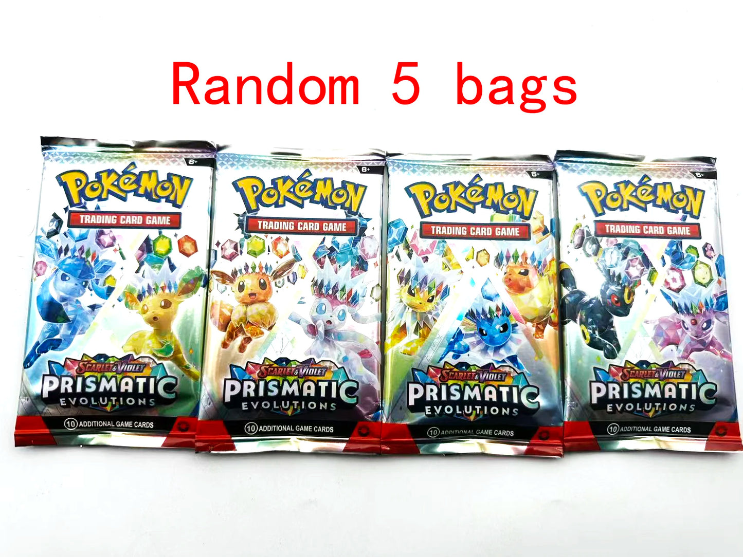 360 Piece Pokémon Scarlet and Violet Prismatic Evolutions Trading Card Set