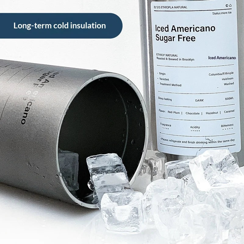 600ml 304 Stainless Steel Insulated Tumbler with Straw