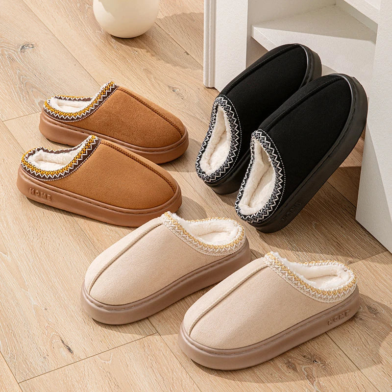 Women's Luxury Plush Fuzzy Indoor Slippers