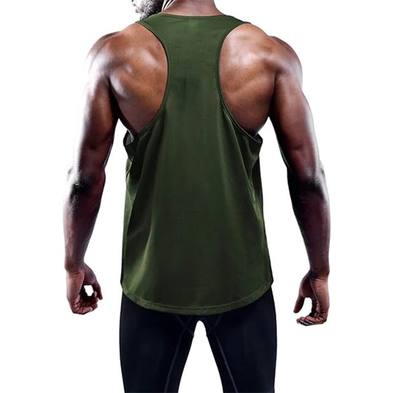 Men's Quick Dry Running Workout Tank Top