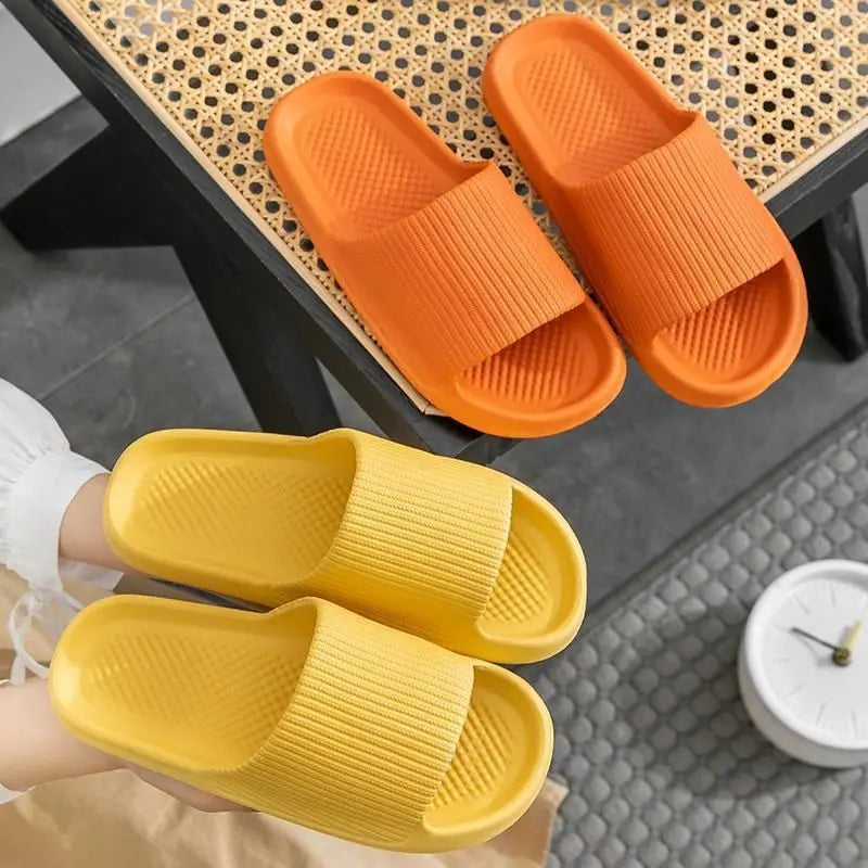Women’s Thick Platform EVA Bathroom Slippers Non Slip Indoor Slides
