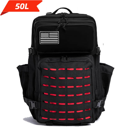 25L or 50L MOLLE Tactical Hiking Backpack with 2 Bottle Holders