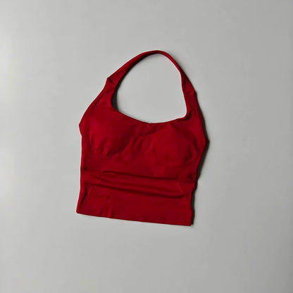 Women's Halter High Support Yoga Sports Bra