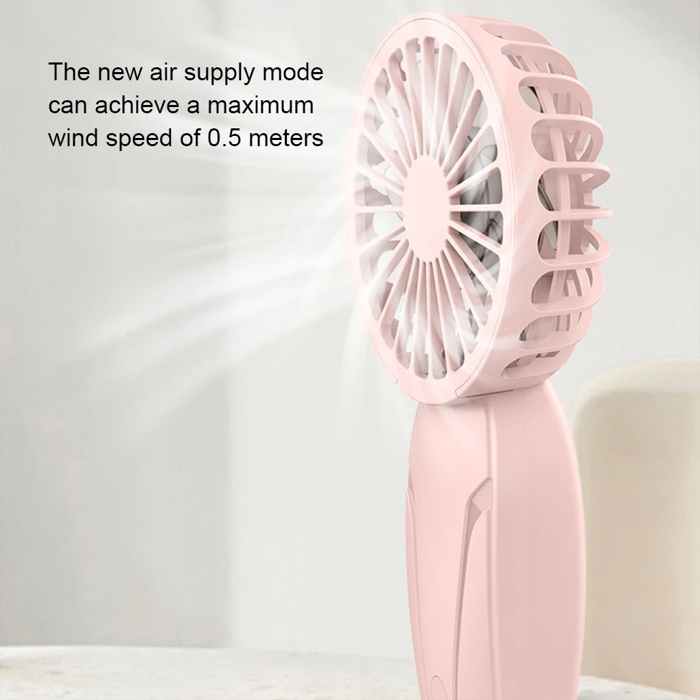 Portable USB Rechargeable Mini Handheld Fan Lightweight Pocket Fan