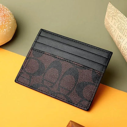 Women's Small PU Leather Multifunction Card Holder Wallet