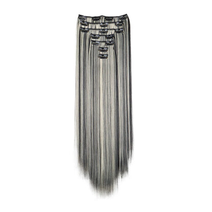 WIGSIN 24 Inch 7 Piece Straight Clip In Hair Extensions