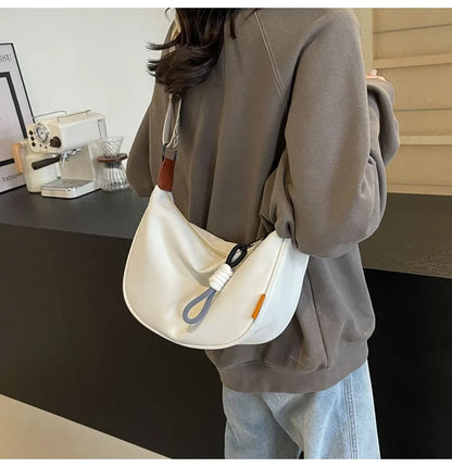 2026 Women’s Wide Strap Dumpling Crossbody Shoulder Bag